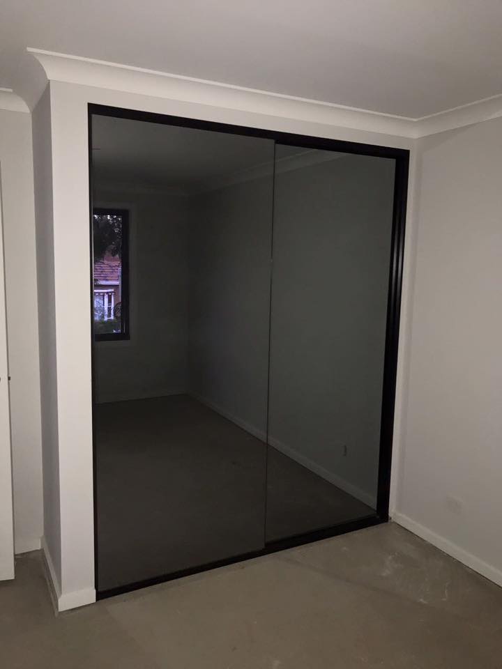 semi framless tinted  mirrored doors Robes Delivered